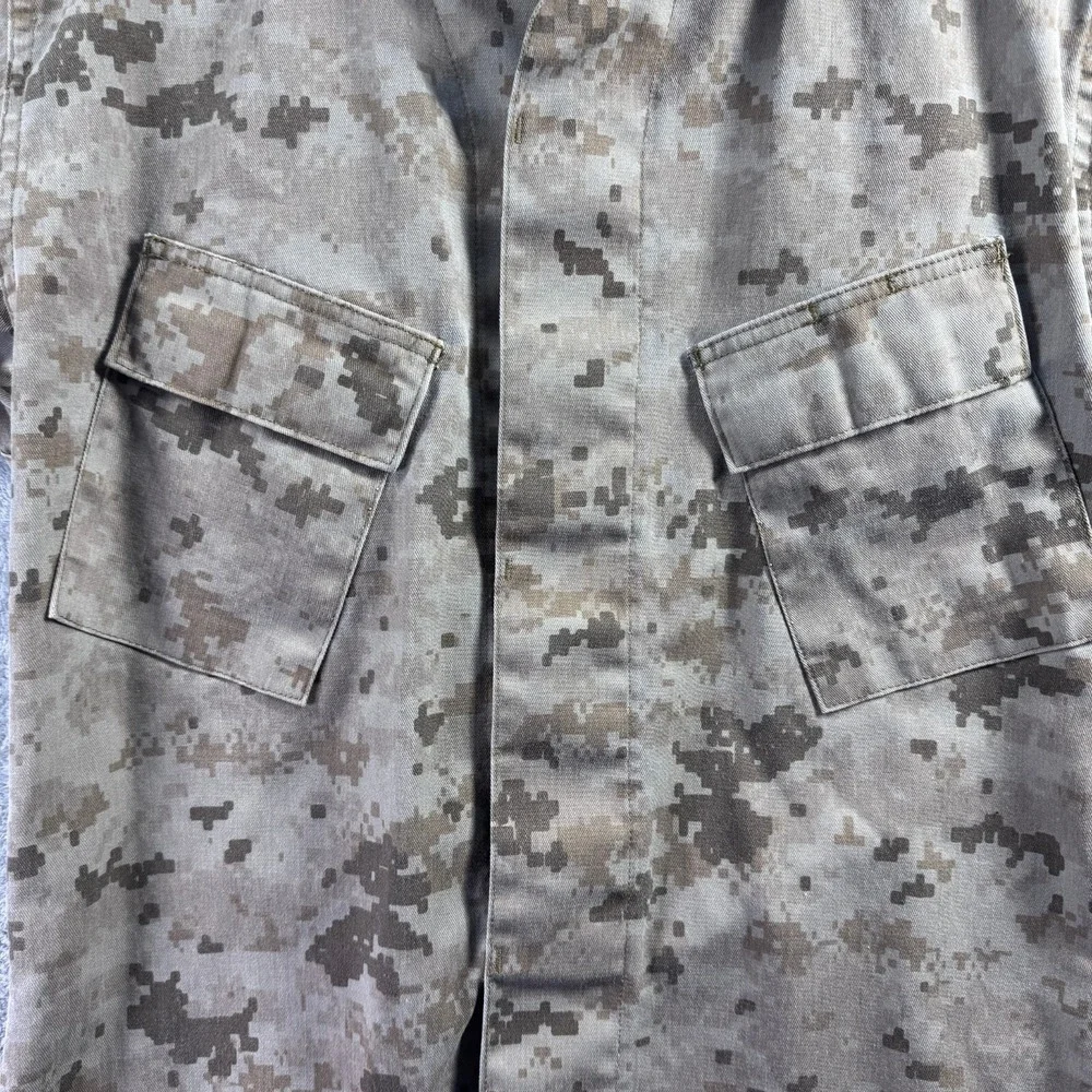 TRU-SPEC Men Small Brown Digital Camo Military Jacket Full Zip Outdoor Coat